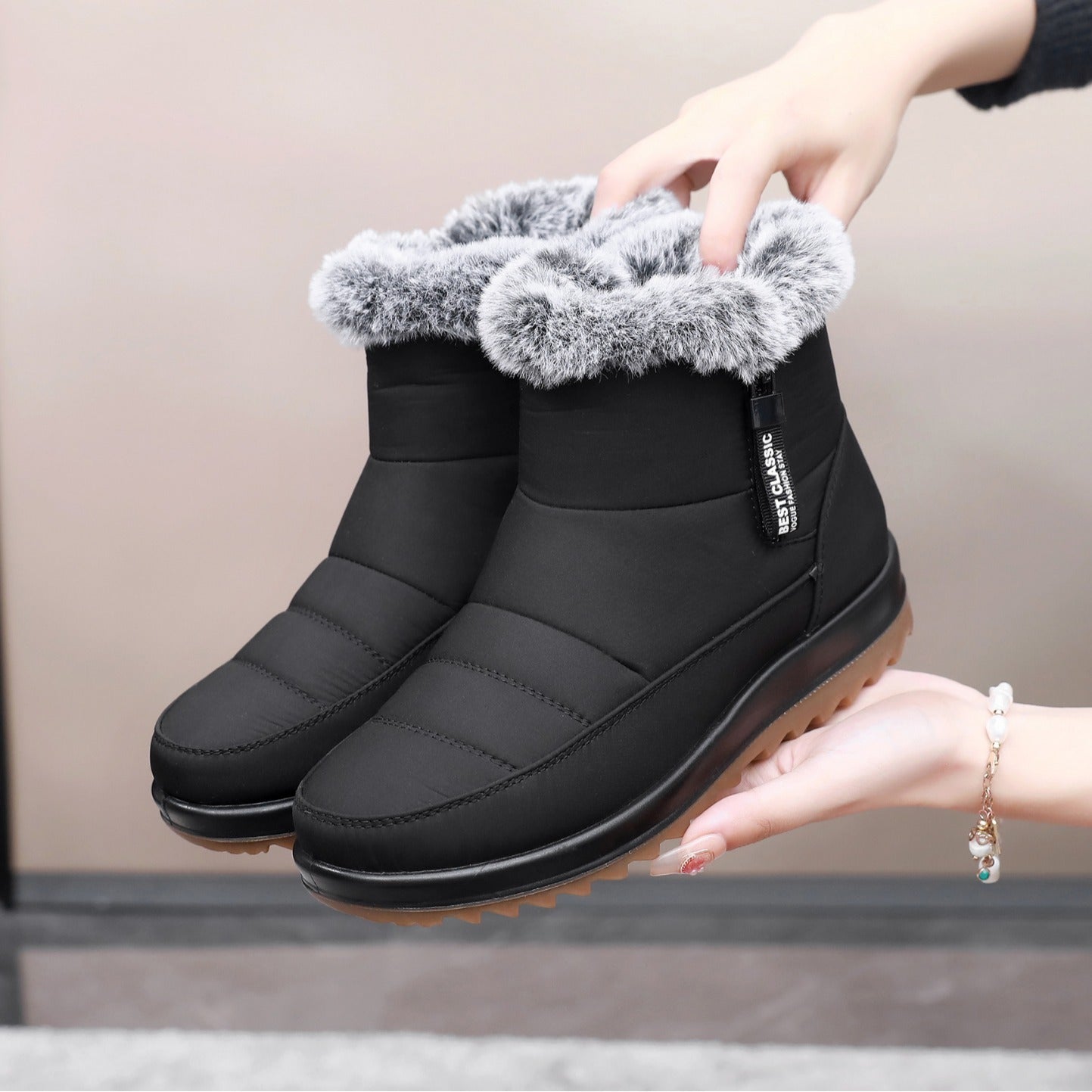 LEA - Bottines d'hiver fourrées et imperméables