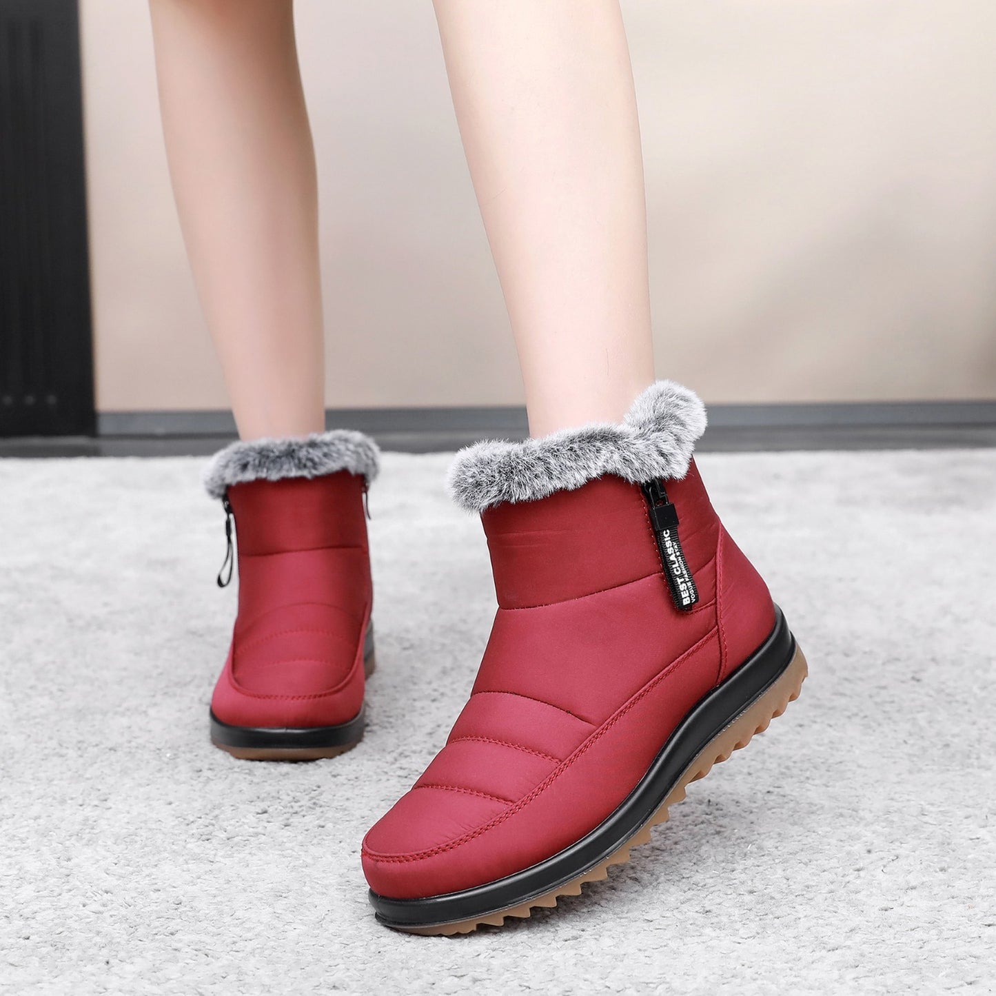 LEA - Bottines d'hiver fourrées et imperméables