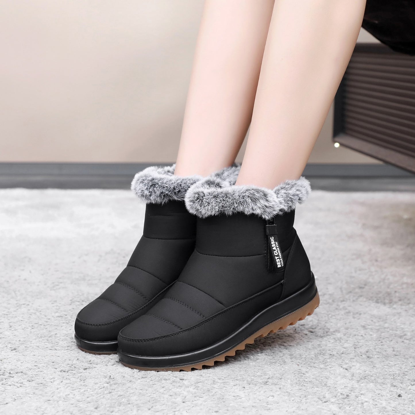 LEA - Bottines d'hiver fourrées et imperméables