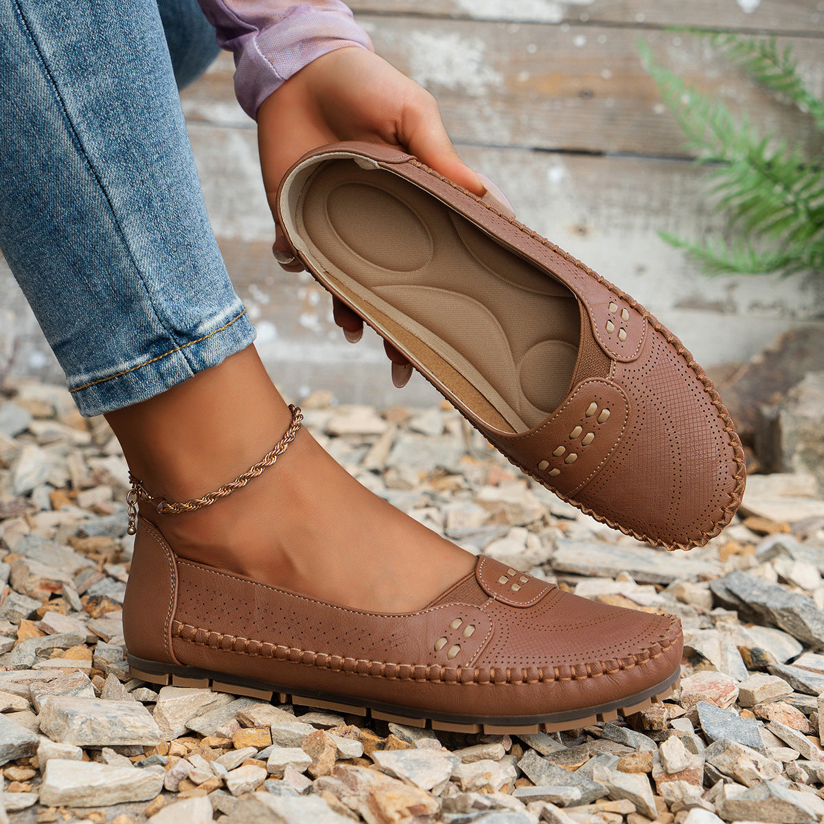 ELLA - Mocassins Vintage