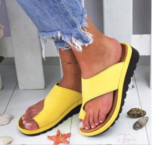 ÉLIANE – Sandales orthopédiques d'été pour femme à semelle compensée