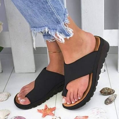 ÉLIANE – Sandales orthopédiques d'été pour femme à semelle compensée