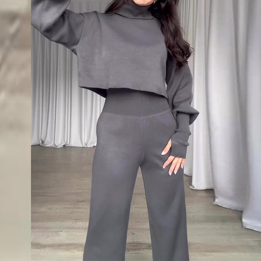 VERA - Ensemble Col Roulé & Pantalon