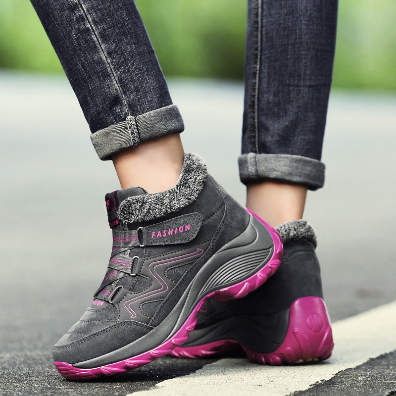 DANO - Chaussures de randonnée imperméables Cuir véritable et semelle antidérapante
