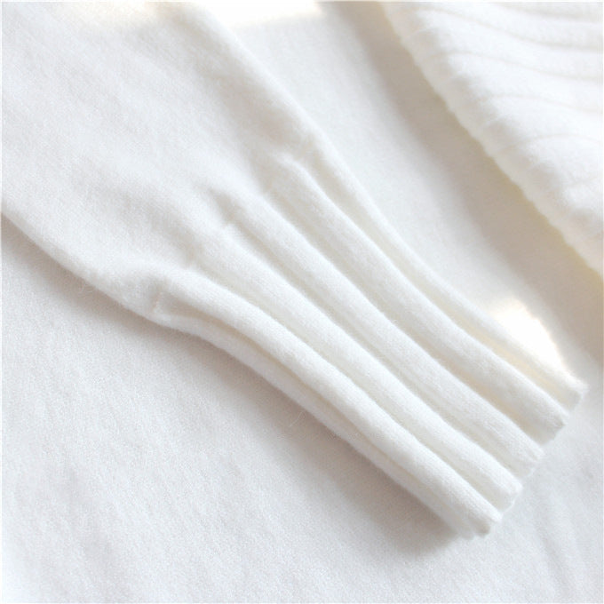 Pull-over ample style décontracté tendance, col roulé