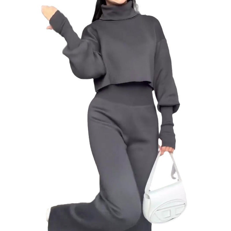 VERA - Ensemble Col Roulé & Pantalon