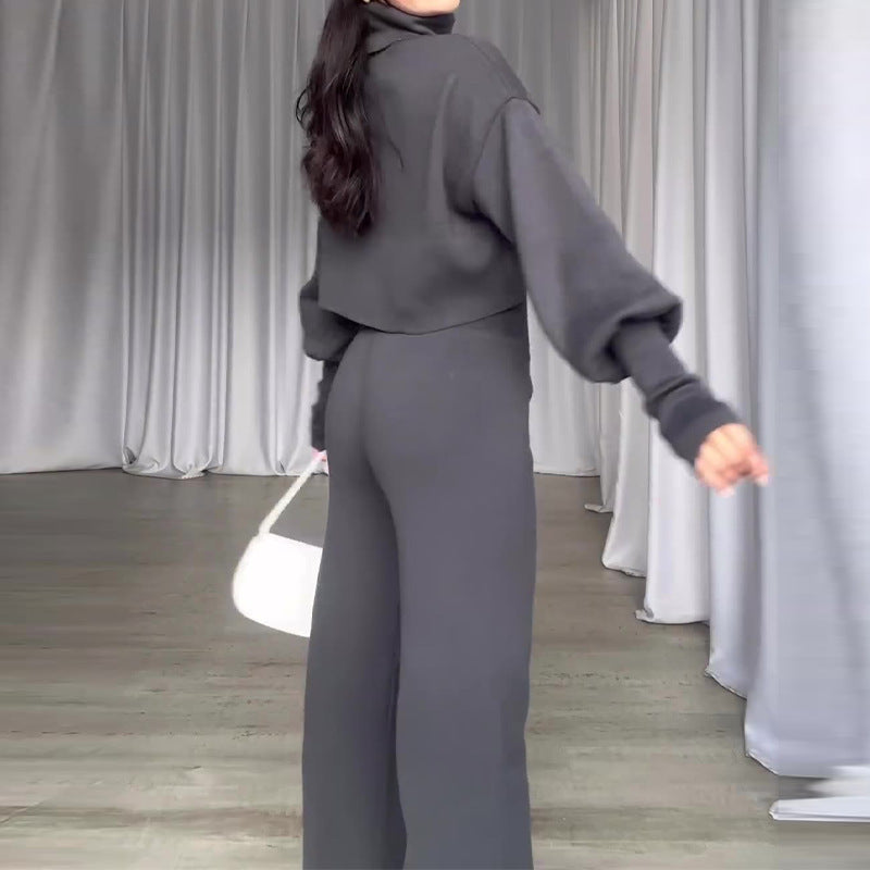 VERA - Ensemble Col Roulé & Pantalon