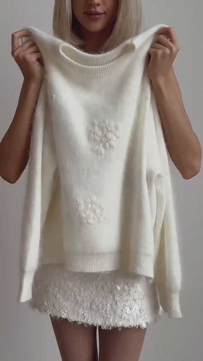 Pull Fleuri Douillet